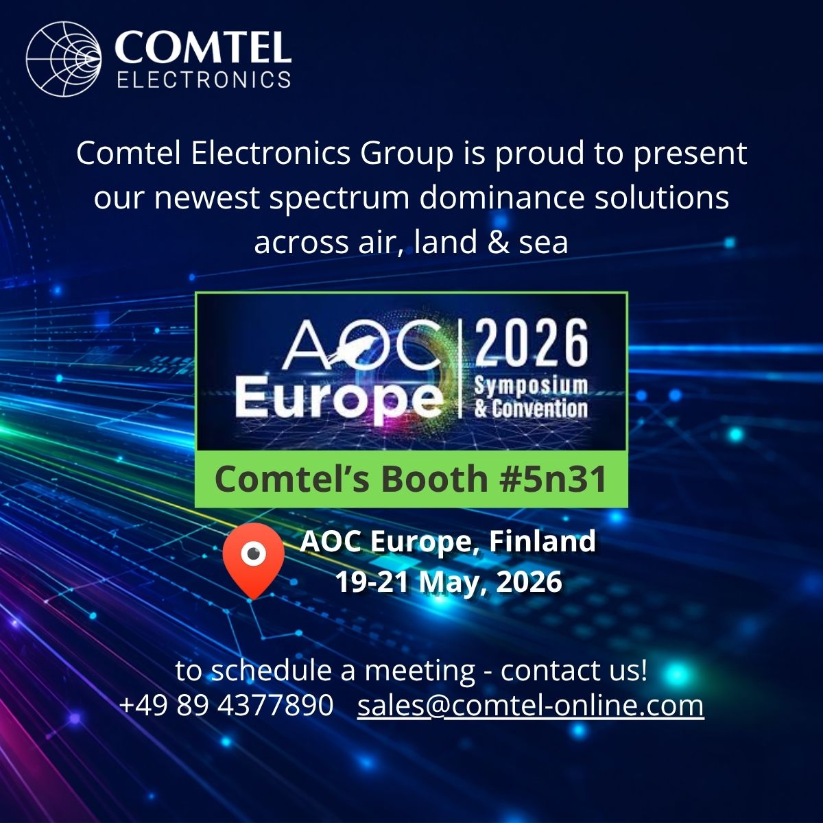 Comtel @ AOC Helsinki 2026